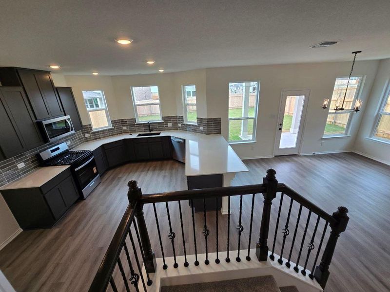Furnished interior view inside a new home in , Round Rock (Image 8). Furnished interior view inside a new home in , Round Rock (Image 8).