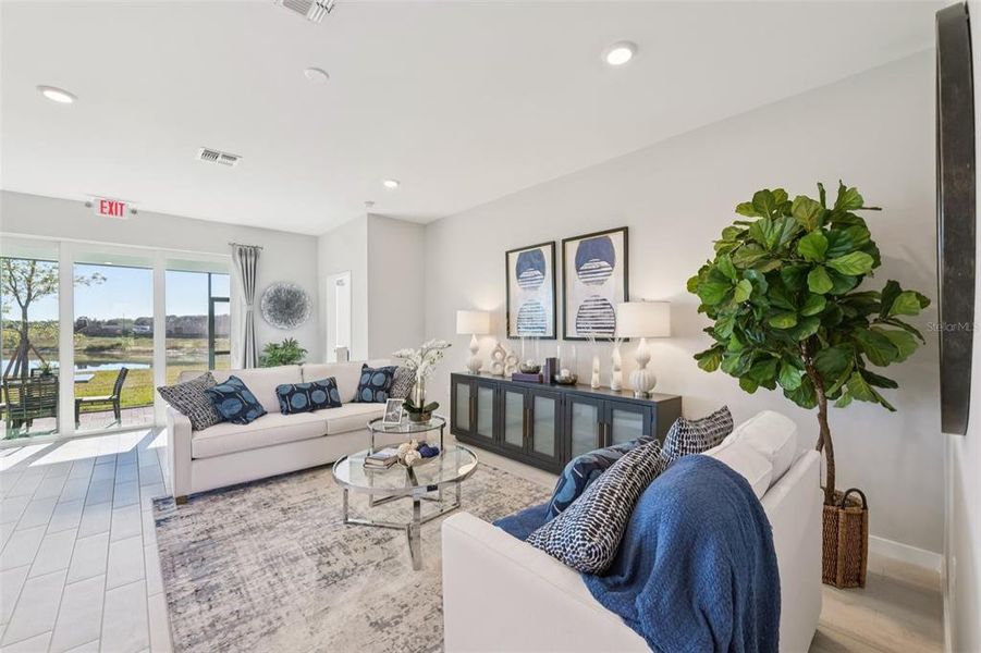 Furnished interior view inside a new home in , Punta Gorda (Image 9).