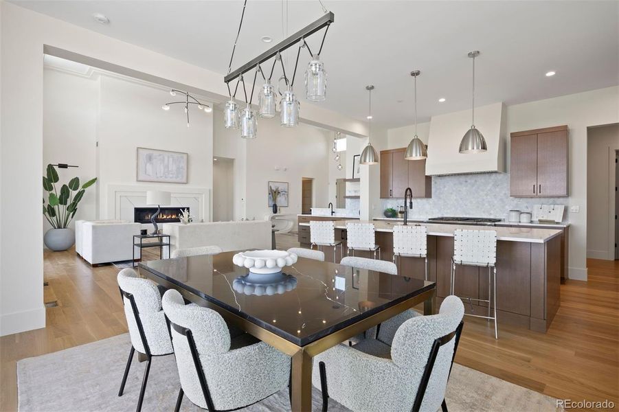 Furnished interior view inside a new home in , Castle Rock (Image 31).