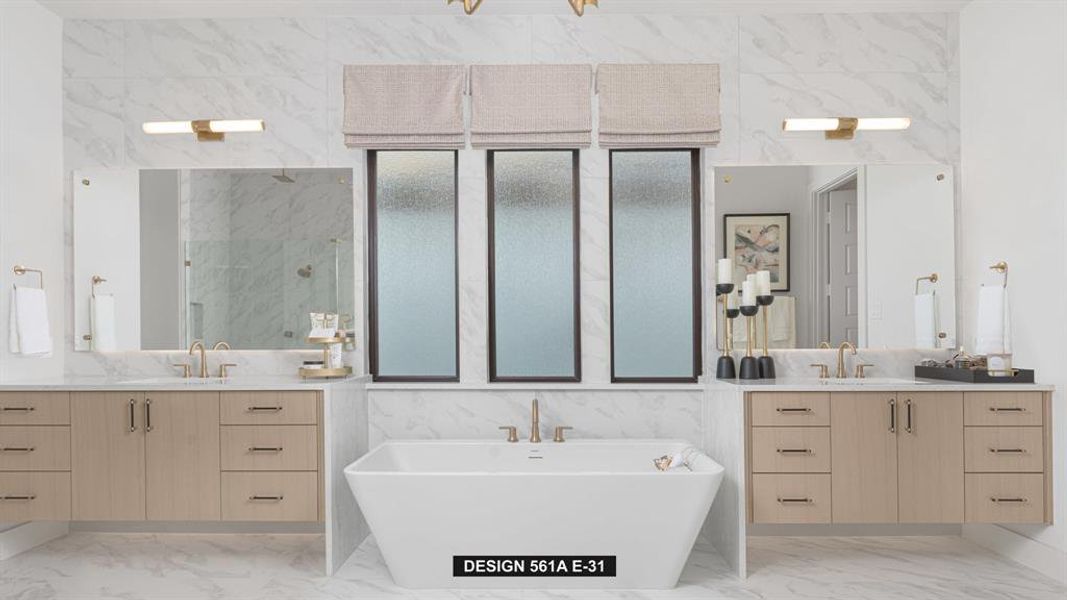 Furnished interior view inside a new home in , Frisco (Image 10).