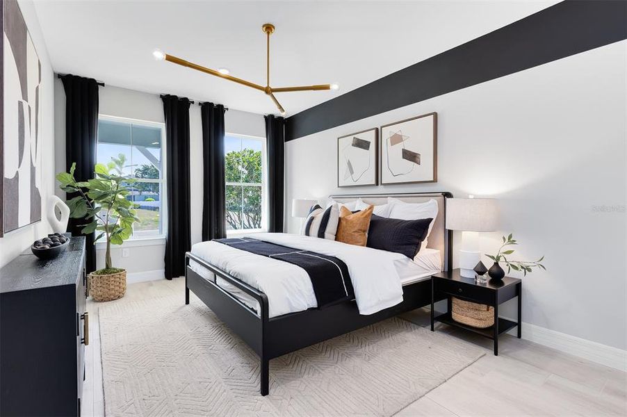 Furnished interior view inside a new home in Winter Grove, Winter Garden (Image 25).