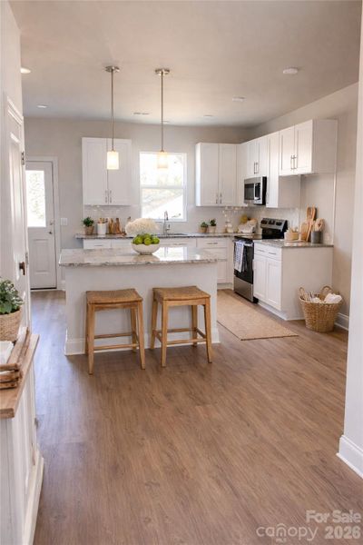 Furnished interior view inside a new home in , Troutman (Image 3).