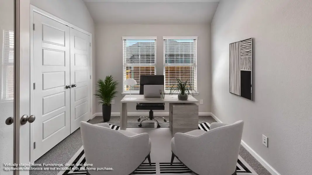 Furnished interior view inside a new home in Austin Point, Richmond (Image 9). Furnished interior view inside a new home in Austin Point, Richmond (Image 9).