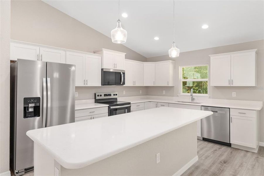 Furnished interior view inside a new home in , Dunnellon (Image 7).