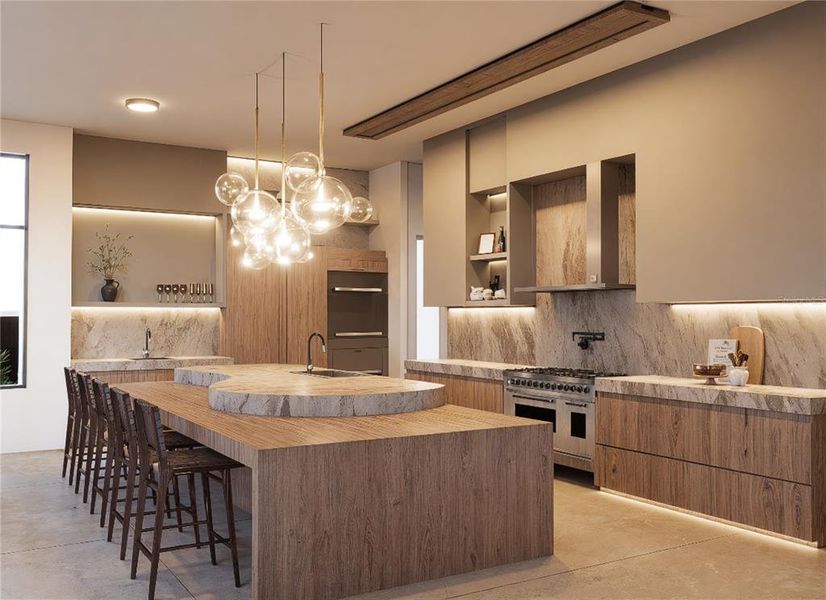 Furnished interior view inside a new home in , Sarasota (Image 9).