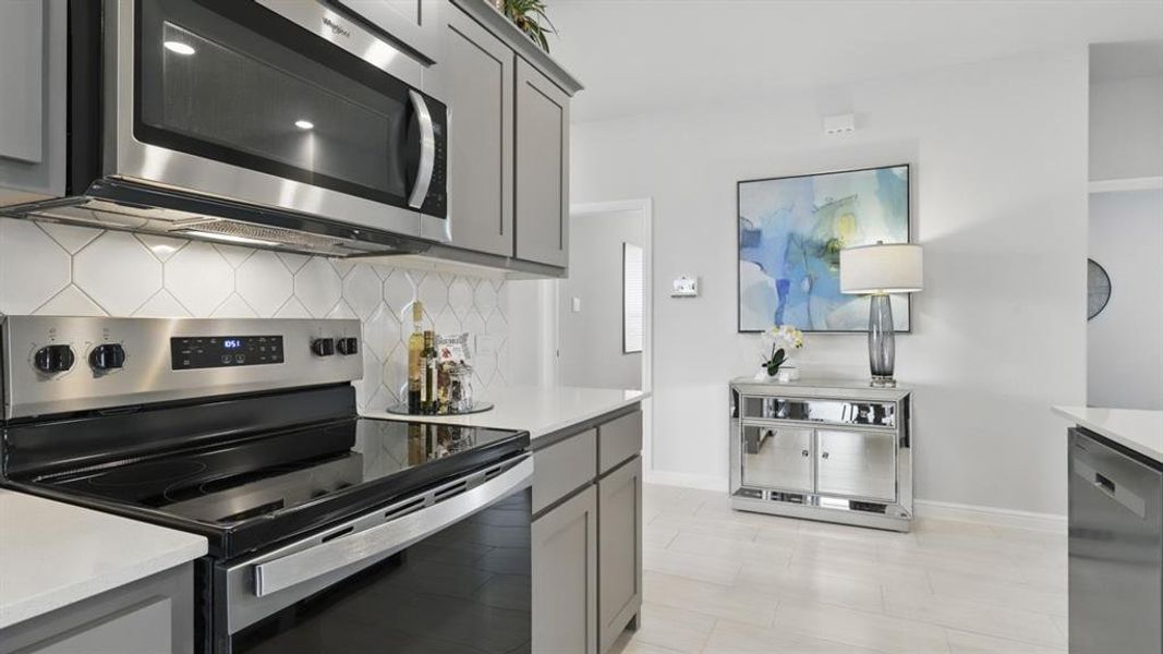 Furnished interior view inside a new home in Terra Trace, Fort Worth (Image 6).