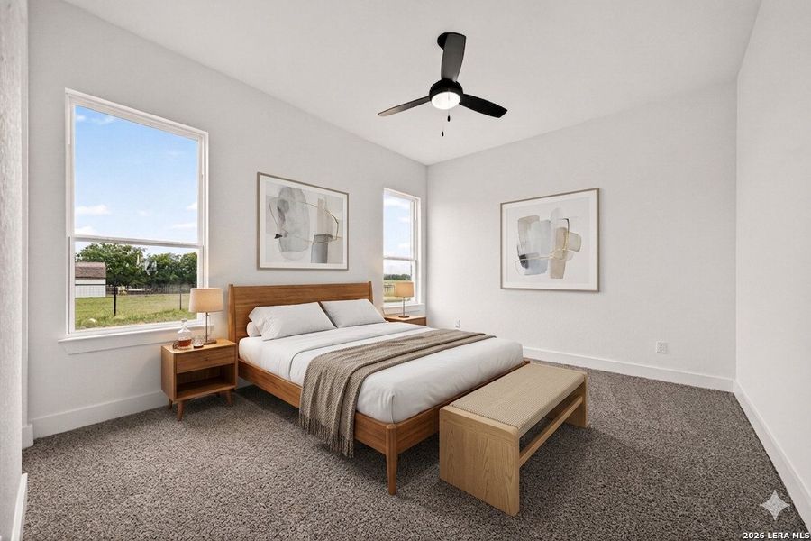 Furnished interior view inside a new home in , Castroville (Image 15).