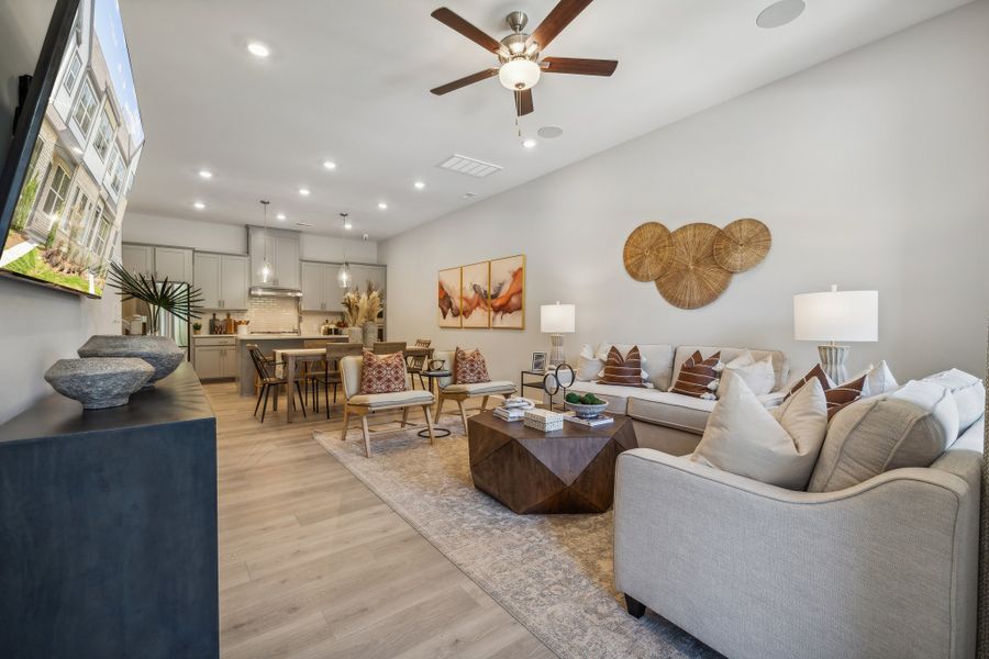 Furnished interior view inside a new home in Ridge at Sugar Creek, Indian Land (Image 5). Furnished interior view inside a new home in Ridge at Sugar Creek, Indian Land (Image 5).