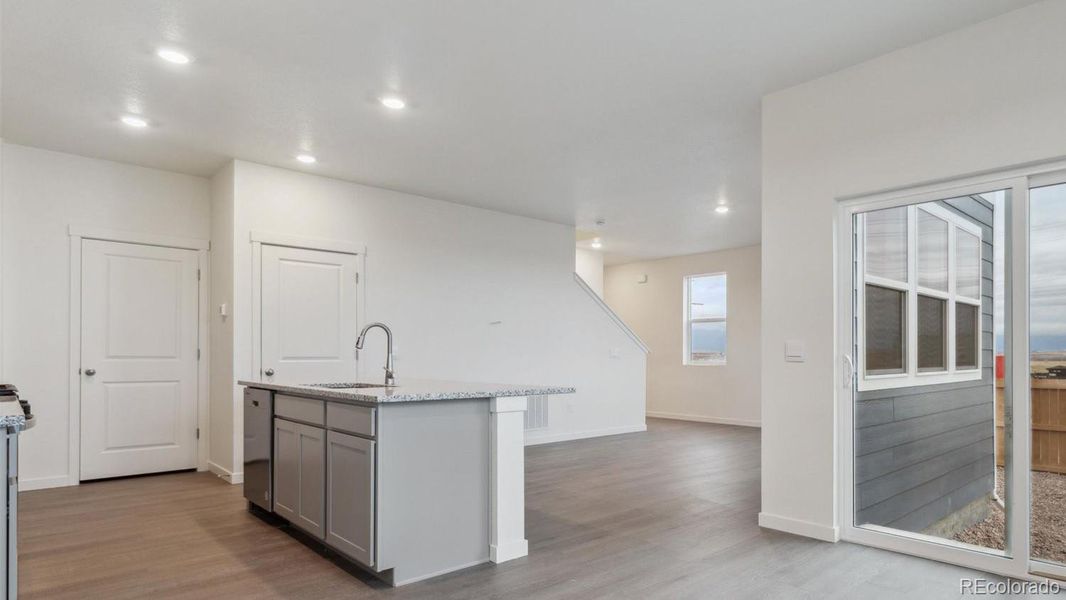 Furnished interior view inside a new home in Silver Peaks, Lochbuie (Image 7).