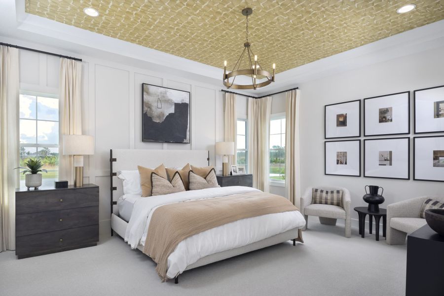 Representative furnished interior of a home built from the Key West II by Homes by WestBay in Oakfield, Parrish (Image 19).