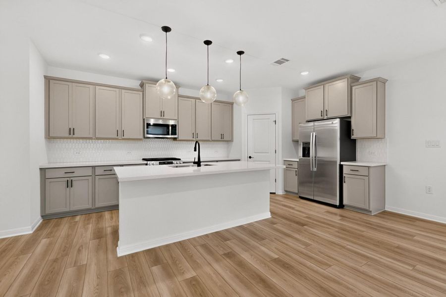 Furnished interior view inside a new home in , Pflugerville (Image 3).