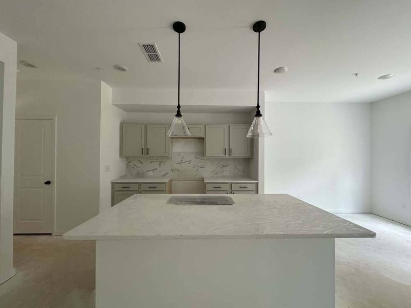 Kitchen featuring Artisan Collection Finishes Construction Progress