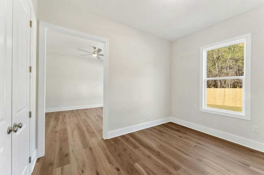 Representative unfurnished interior of a home built from the The Primrose by Windsong Properties in Ashbury Commons, Powder Springs (Image 18). Representative unfurnished interior of a home built from the The Primrose by Windsong Properties in Ashbury Commons, Powder Springs (Image 18).