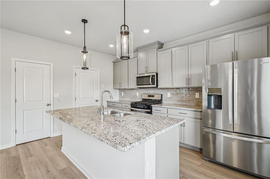 Furnished interior view inside a new home in Avalon - Reserve Series, Conyers (Image 6).