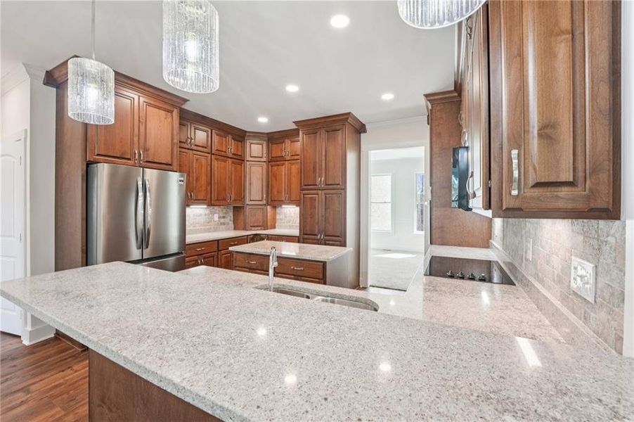 Furnished interior view inside a new home in , Canton (Image 8).