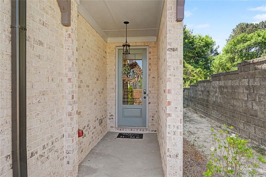 Exterior details and patio area of a home in , Atlanta (Image 26).