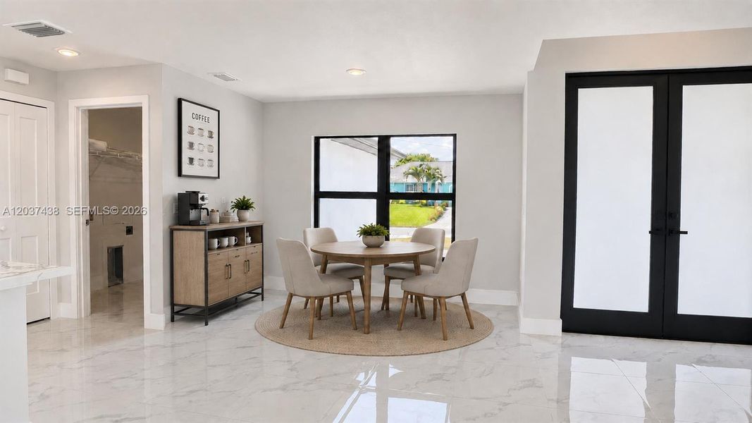 Furnished interior view inside a new home in , Lehigh Acres (Image 29).