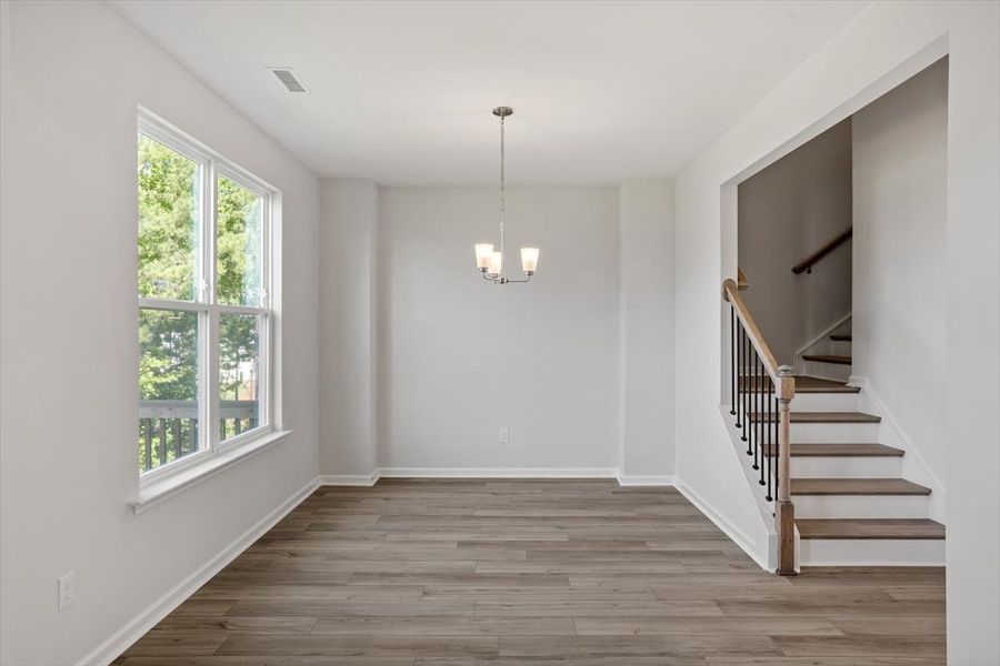 Spacious, unfurnished interior of a new home in Sweetbrier, Durham (Image 22).