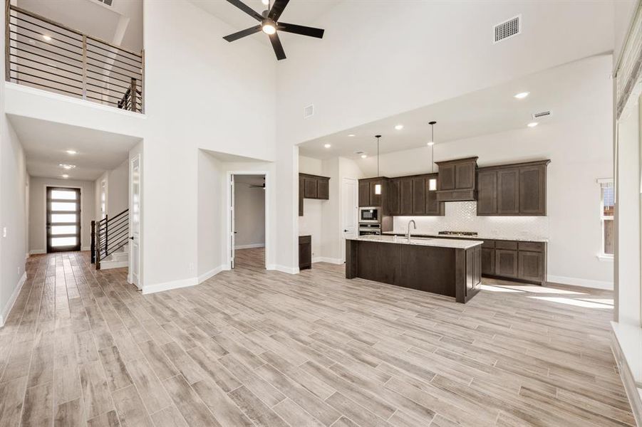 Furnished interior view inside a new home in Creekview Meadows, Pilot Point (Image 15).