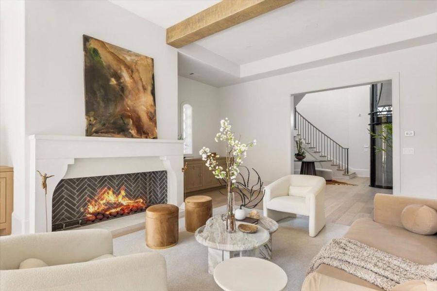Furnished interior view inside a new home in , Alpharetta (Image 44).
