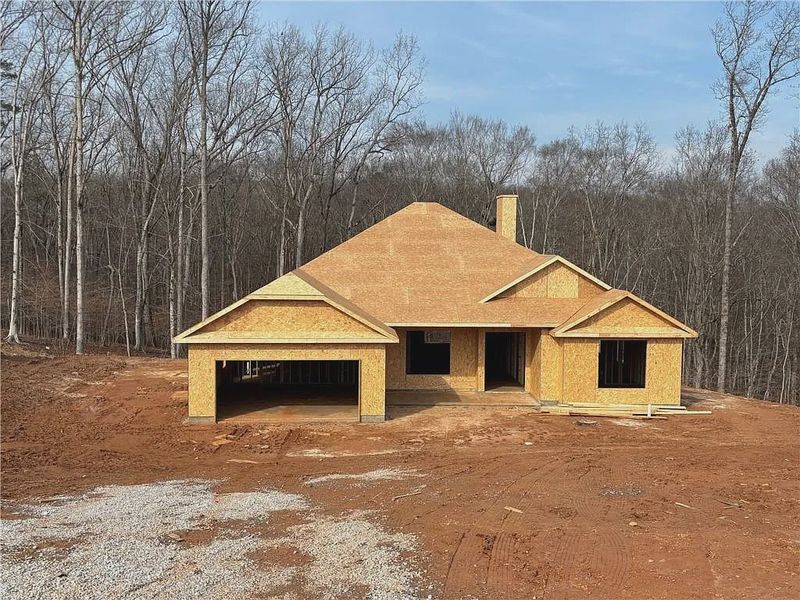 In-progress construction of a new home in Tuscany Hills, Douglasville, GA (Image 30).