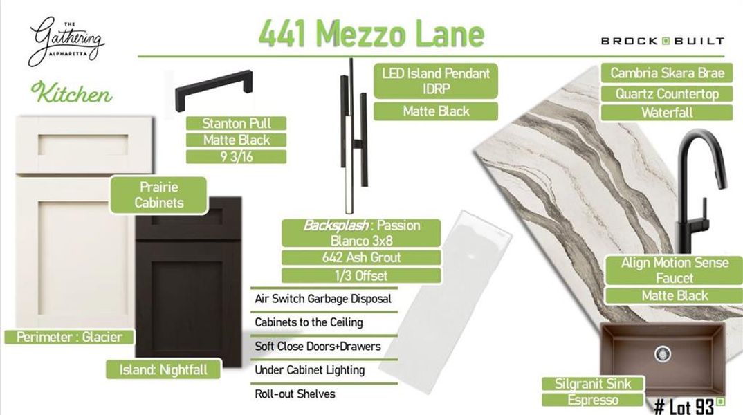 Sample of building materials used in homes in , Alpharetta (Image 6).