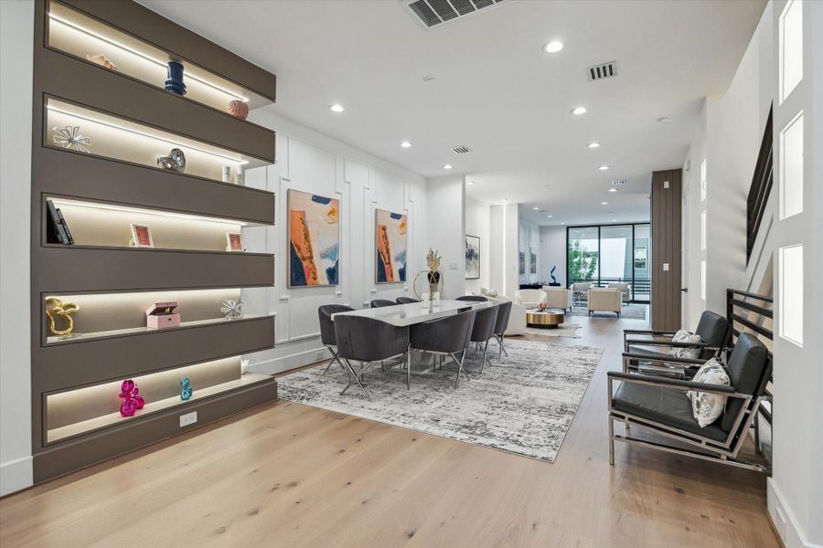 Furnished interior view inside a new home in , Houston (Image 31).