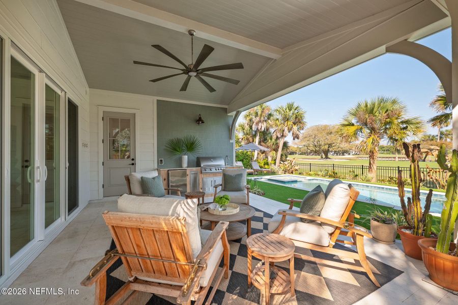 Exterior details and patio area of a home in , Ponte Vedra Beach (Image 28).