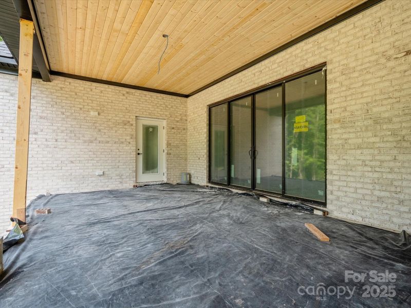 Exterior details and patio area of a home in , Waxhaw (Image 20).