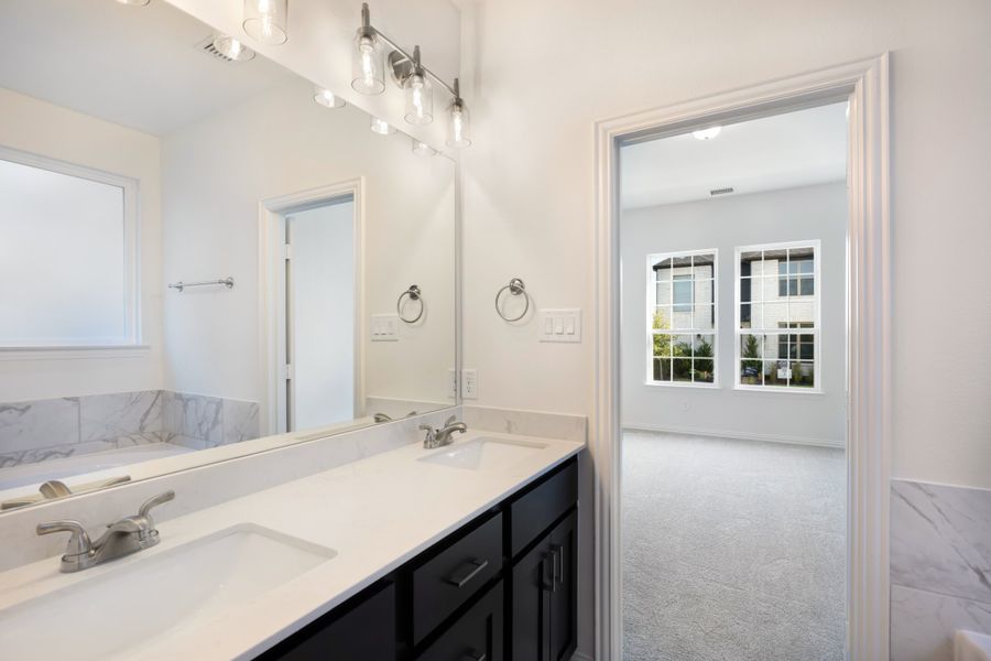 Furnished interior view inside a new home in Edgewater, Fate (Image 13).