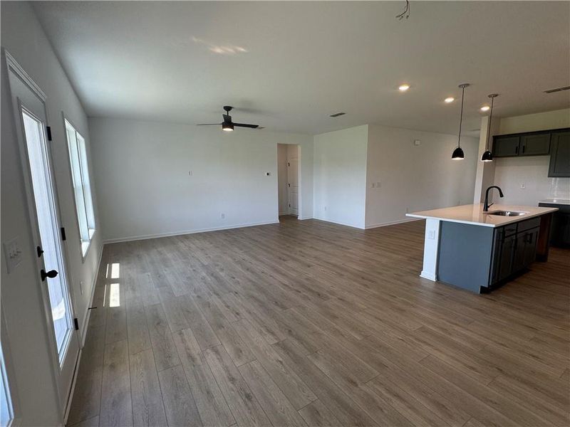 Spacious, unfurnished interior of a new home in Langston Reserve, Cartersville (Image 31).