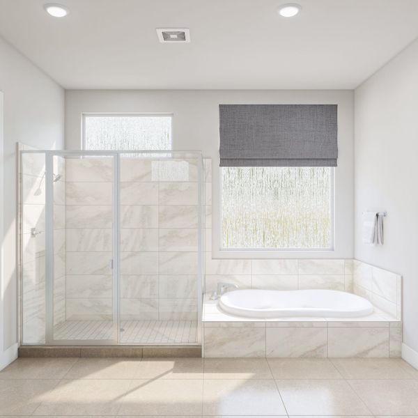 Furnished interior view inside a new home in Woodson’s Reserve, Spring (Image 4).