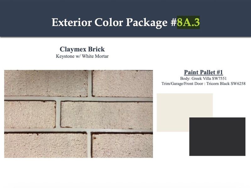 Sample of building materials used in homes in Windcress, Cove (Image 4). Sample of building materials used in homes in Windcress, Cove (Image 4).