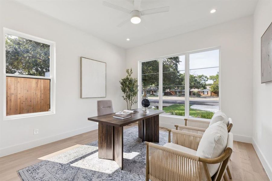 Furnished interior view inside a new home in , Dallas (Image 13).