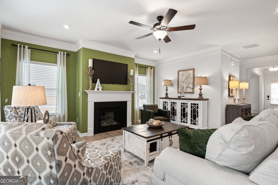 Furnished interior view inside a new home in Avalon, Perry (Image 25). Furnished interior view inside a new home in Avalon, Perry (Image 25).