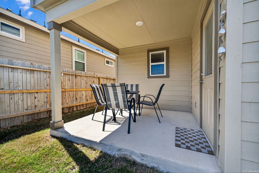 Exterior details and patio area of a home in Copper Canyon, Bulverde (Image 4). Exterior details and patio area of a home in Copper Canyon, Bulverde (Image 4).