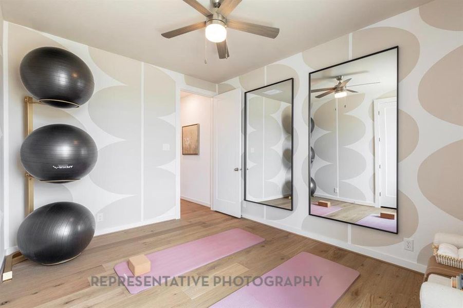 Furnished interior view inside a new home in Waterscape, Royse City (Image 36).