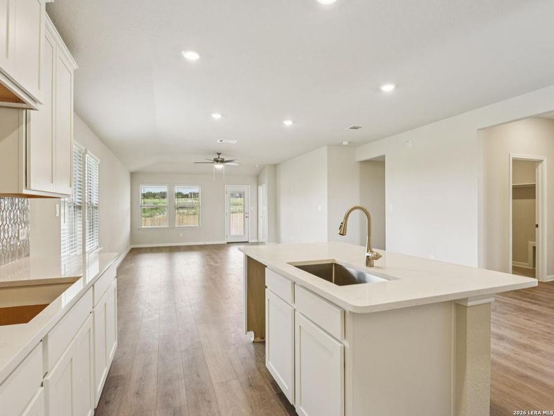 Furnished interior view inside a new home in Legendary Trails - Classic Series, Cibolo (Image 11). Furnished interior view inside a new home in Legendary Trails - Classic Series, Cibolo (Image 11).