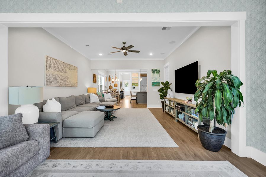 Furnished interior view inside a new home in Wando Village, Charleston (Image 46).