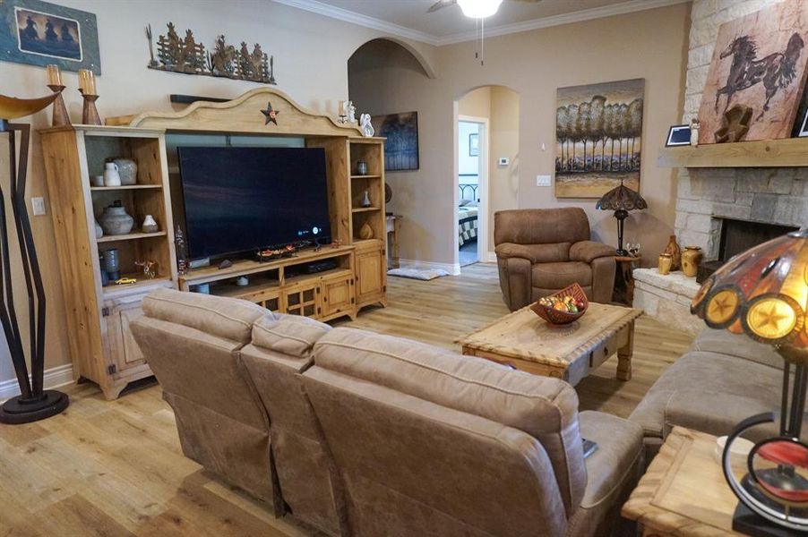 Furnished interior view inside a new home in , Waco (Image 16).