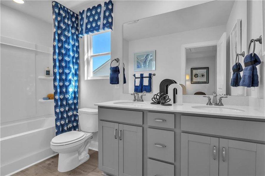 Furnished interior view inside a new home in Riverside Ridge, Lawrenceville (Image 19).