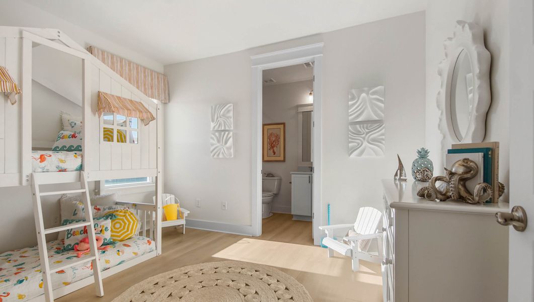 Furnished interior view inside a new home in Parkside, Santa Rosa Beach (Image 35).