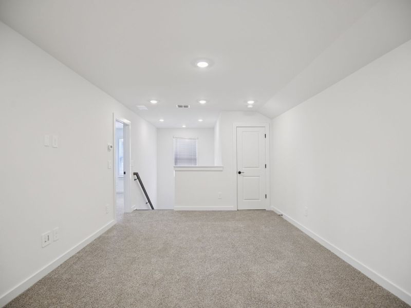 The upstairs loft gives the kids a place to hangout. The upstairs loft gives the kids a place to hangout.