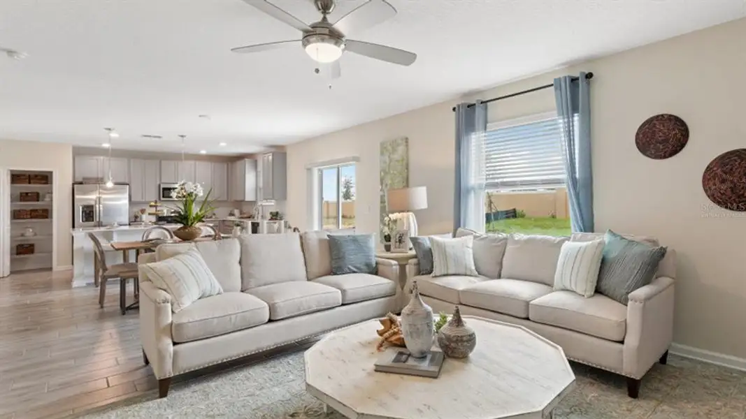 Furnished interior view inside a new home in , Kissimmee (Image 5). Furnished interior view inside a new home in , Kissimmee (Image 5).