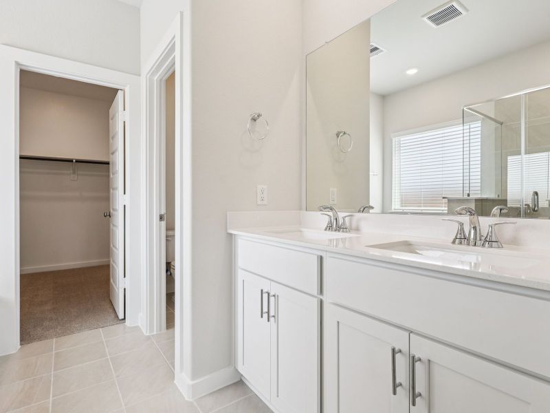 Furnished interior view inside a new home in Riviera Pines - Classic Series, Huffman (Image 8).