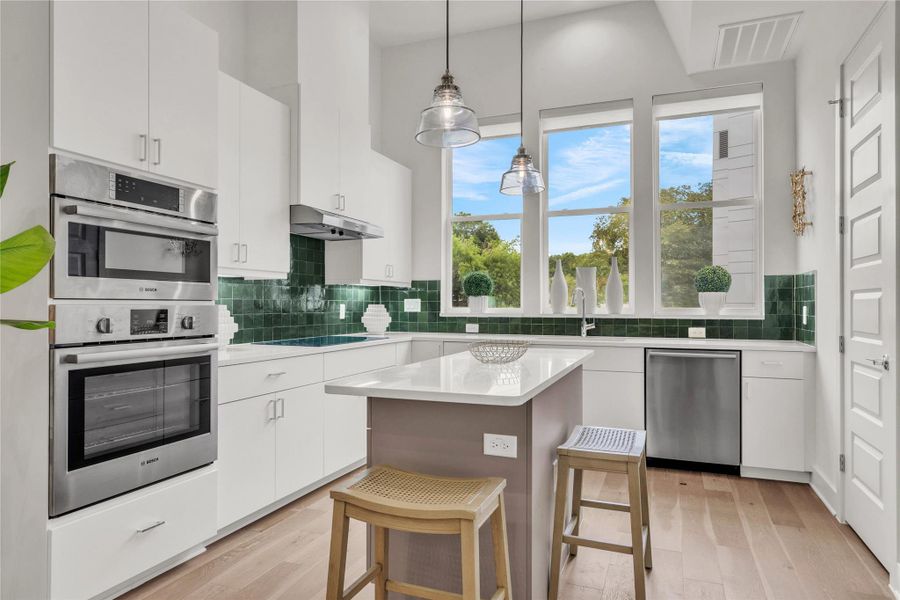 Furnished interior view inside a new home in Bluebonnet Lofts, Austin (Image 27).
