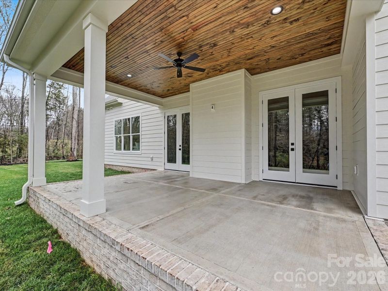 Exterior details and patio area of a home in , Clover (Image 29).
