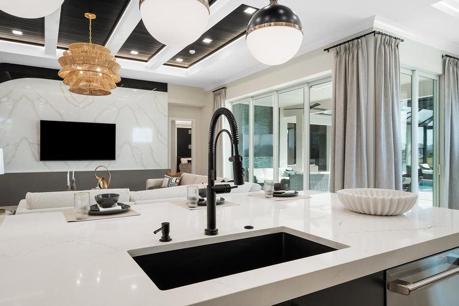 Representative furnished interior of a home built from the Riviera by GHO Homes in The Reserve at Grand Harbor, Vero Beach (Image 47).