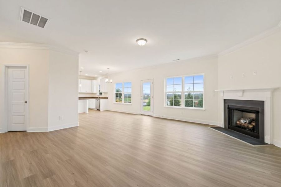Spacious, unfurnished interior of a new home in Miller's Reserve, Greensboro (Image 21). Spacious, unfurnished interior of a new home in Miller's Reserve, Greensboro (Image 21).