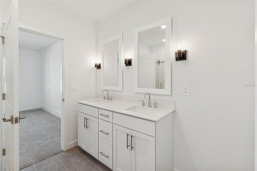 Furnished interior view inside a new home in Aspire at Canter Creek, Davenport (Image 10).